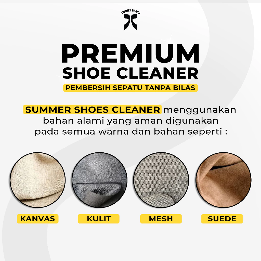 suitable material svmmer shoe cleaner